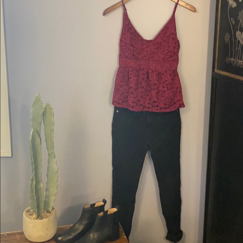Abercrombie and Fitch Lace tank